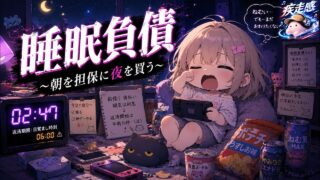 睡眠負債 のYouTubeサムネイル
