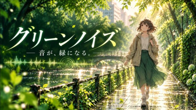 グリーンノイズ リリックMV YouTubeサムネイル